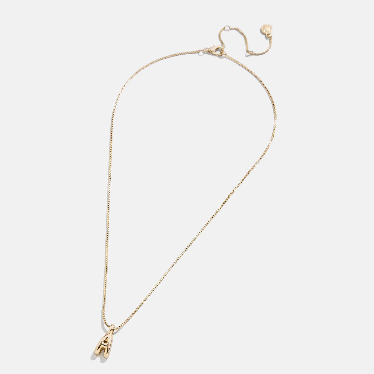 Lavisa - Gwen Mini Bubble Initial Necklace - Gold - Product Gallery View 31