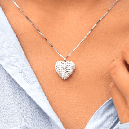 Lavisa - Forever In My Heart Sterling Silver Urn Necklace - Memorial Jewelry
