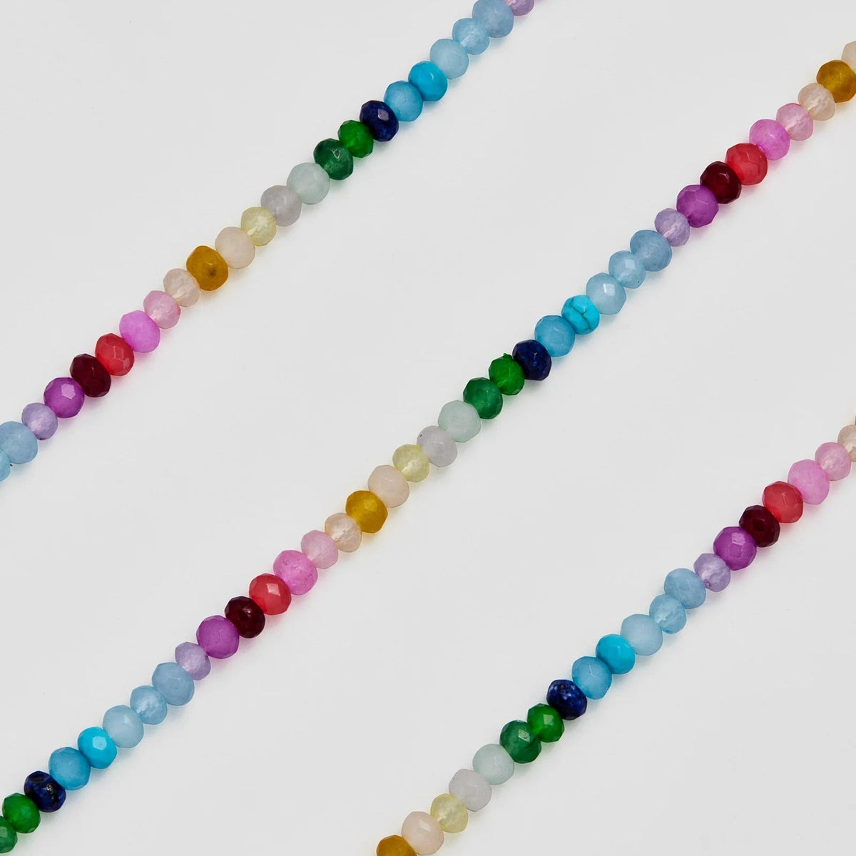 Lavisa - Semi-Precious Multi-Stone Layered Necklace - Clasp & Finish View