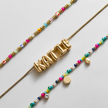 Lavisa - Semi-Precious Custom Layered Necklace - Clasp & Finish View