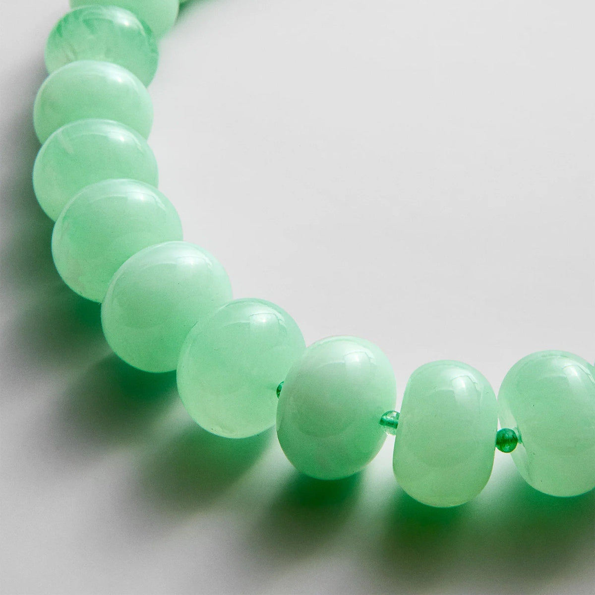 Lavisa - Semi-Precious Beaded Necklace - On-Model & Scale View