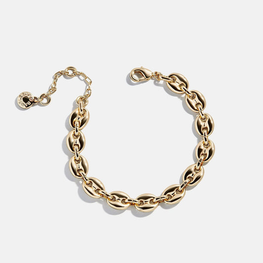 Lavisa gold mariner chain bracelet displayed on a clean background