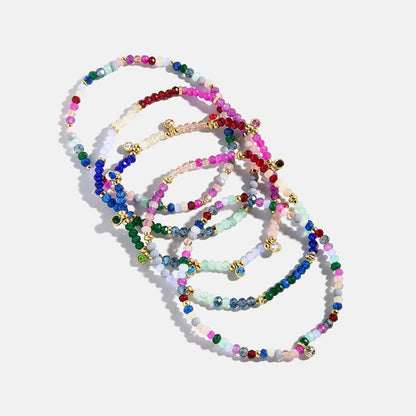 Indya Semi-Precious Layered Bracelet Set - Clasp & Finish View