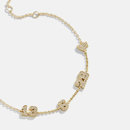 Lavisa - Custom Varsity Number Bracelet - Product Gallery View 12