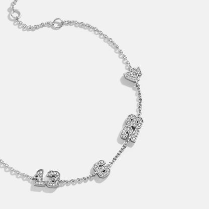 Lavisa - Custom Varsity Number Station Bracelet - Product Gallery View 12