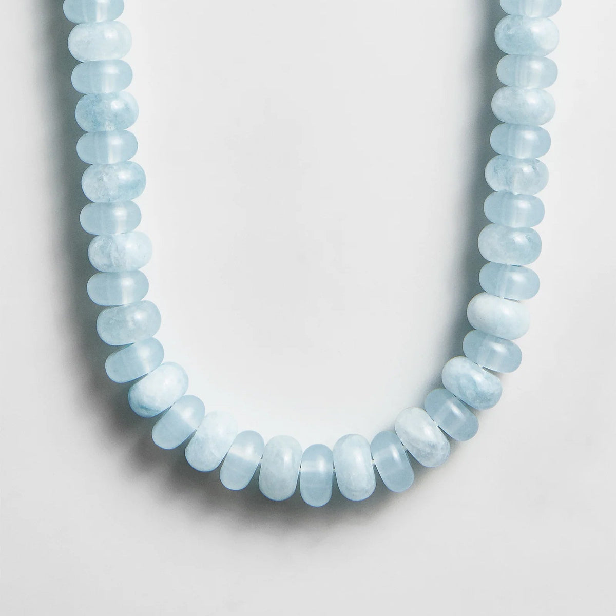 Lavisa - Semi Precious Beaded Necklace - On-Model & Scale View