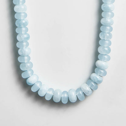 Lavisa - Semi Precious Beaded Necklace - On-Model & Scale View