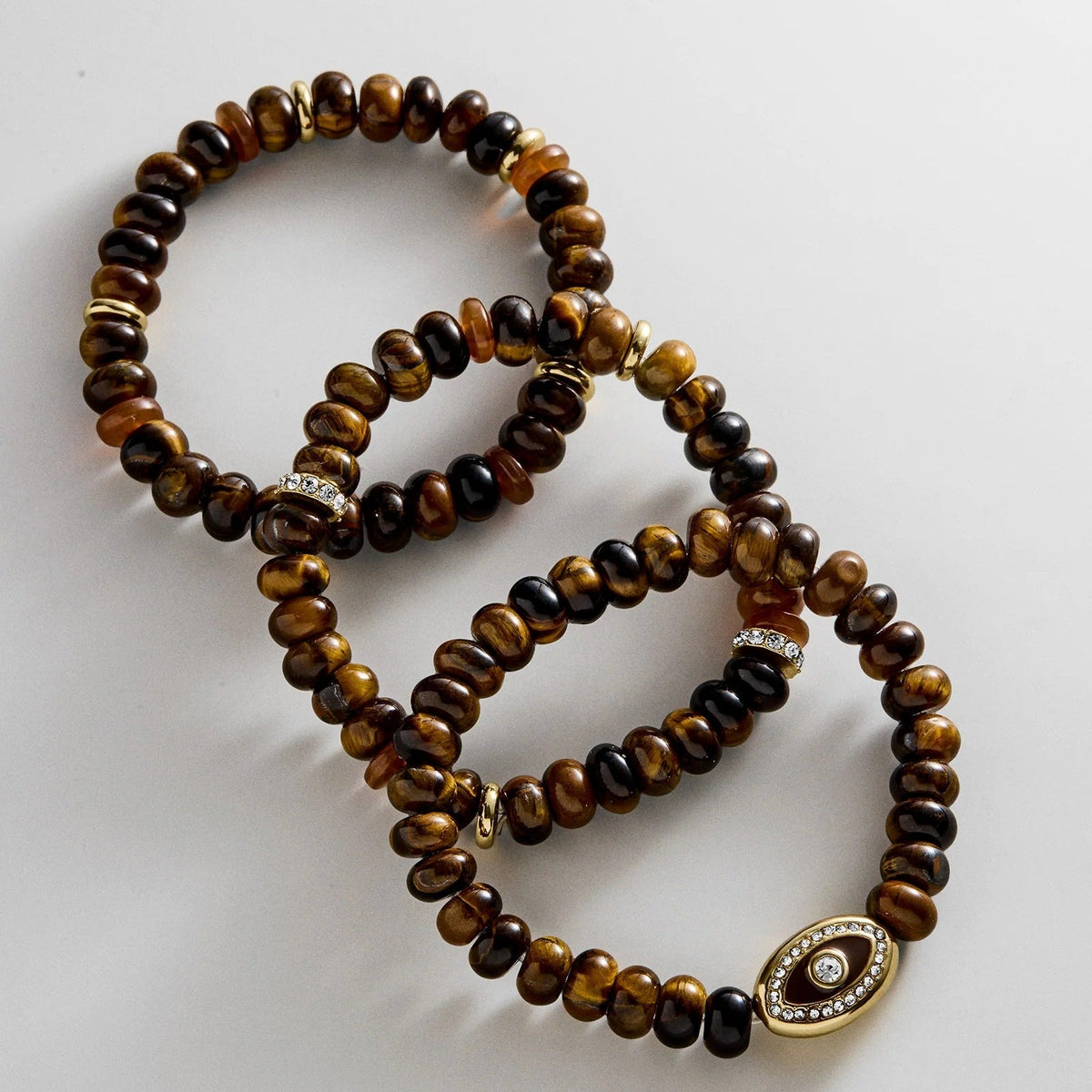 Lavisa - Energy Aligned Evil Eye Bracelet Set - Clasp & Finish View