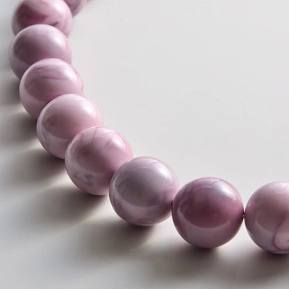 Lavisa - Beaded Statement Necklace - On-Model & Scale View