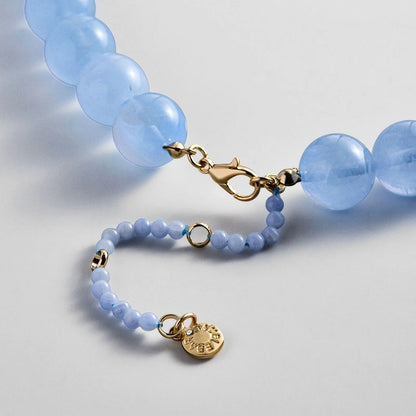 Lavisa - Mini Beaded Layering Necklace - Side Profile View