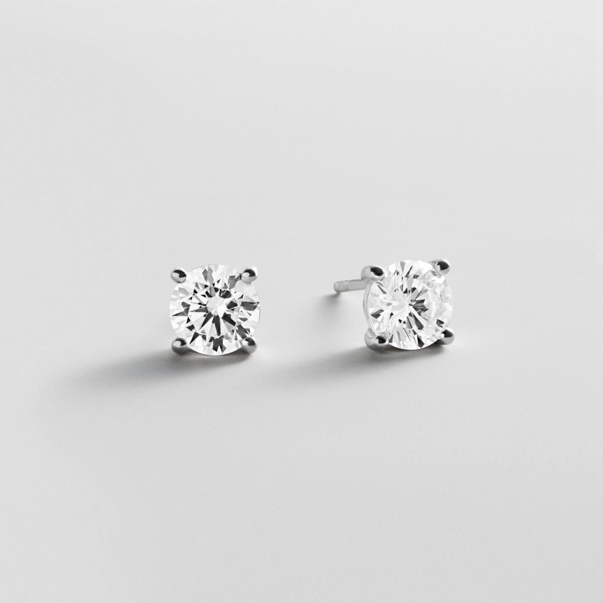 Lavisa - Essential Crystal And Moissanite Stud Earrings - Product Gallery View 32