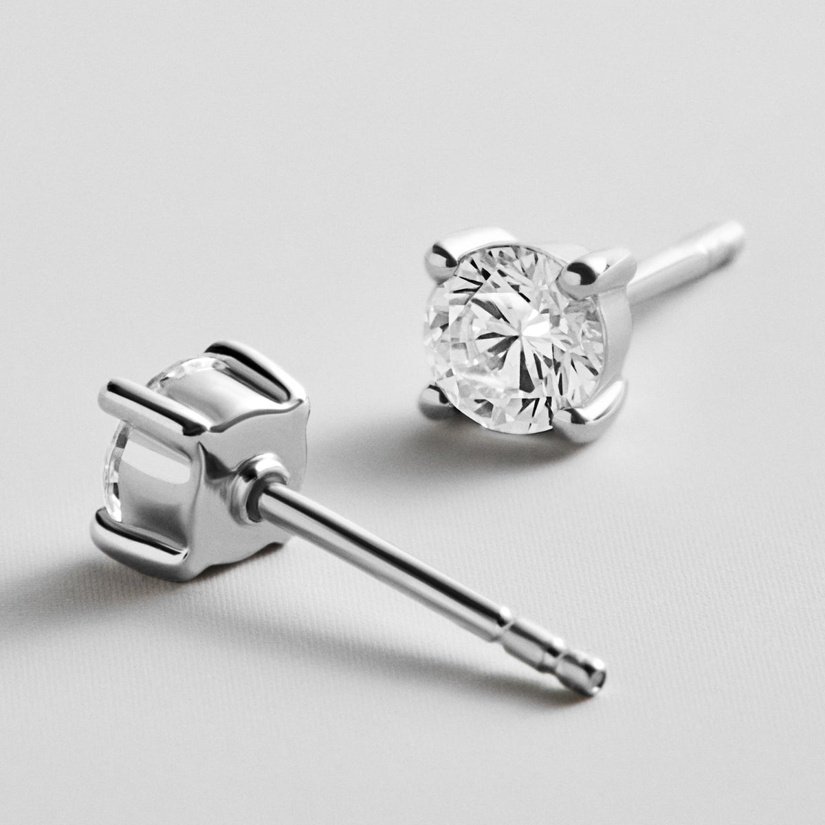 Lavisa - Essential Crystal And Moissanite Stud Earrings - Product Gallery View 31