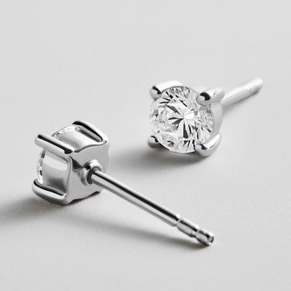Lavisa - Essential Crystal And Moissanite Stud Earrings - Product Gallery View 31