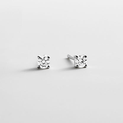 Lavisa - Essential Crystal And Moissanite Stud Earrings - Product Gallery View 26