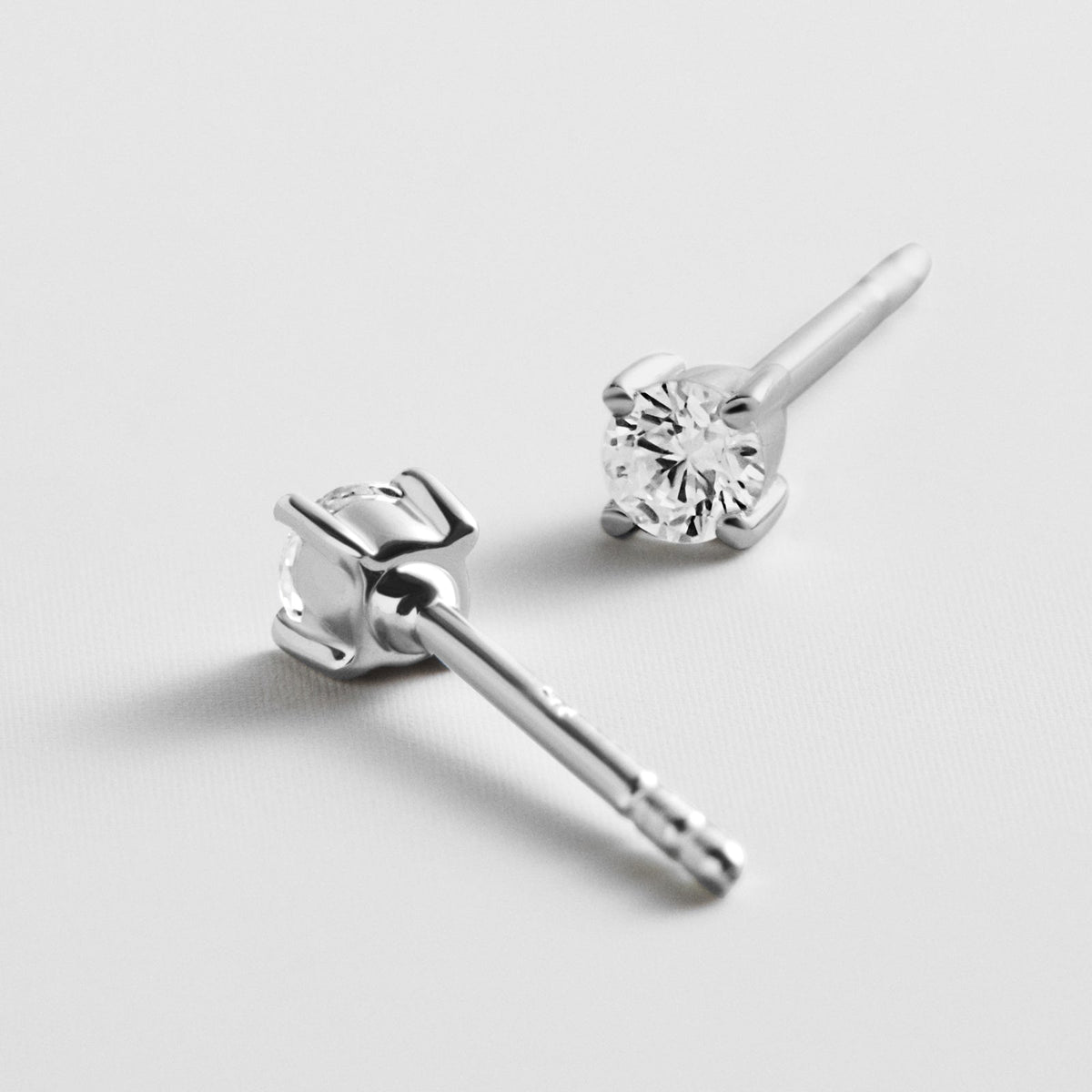 Lavisa - Essential Crystal And Moissanite Stud Earrings - Product Gallery View 28