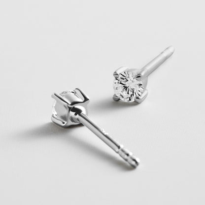 Lavisa - Essential Crystal And Moissanite Stud Earrings - Product Gallery View 28