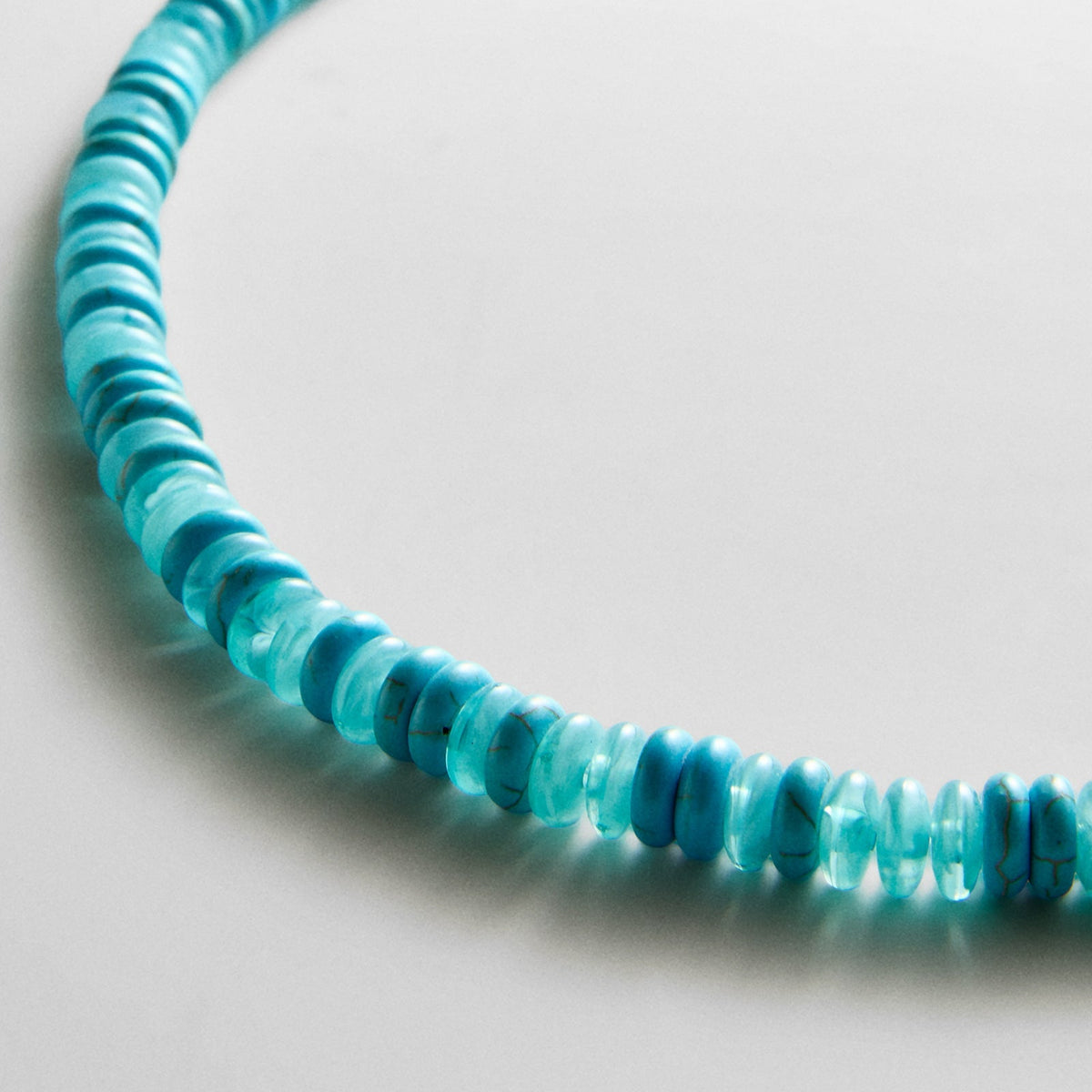 Lavisa - Turquoise Beaded Long Necklace - Clasp & Finish View
