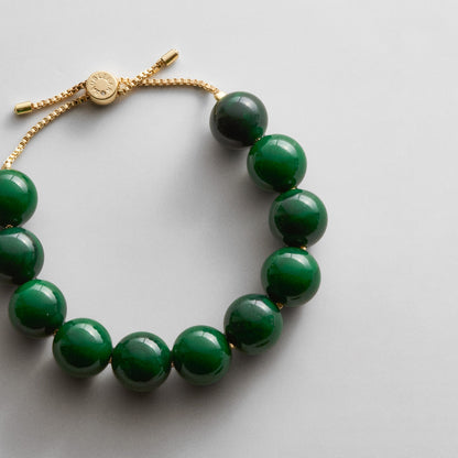 Lavisa - Beaded Chain Bracelet - Side Profile View