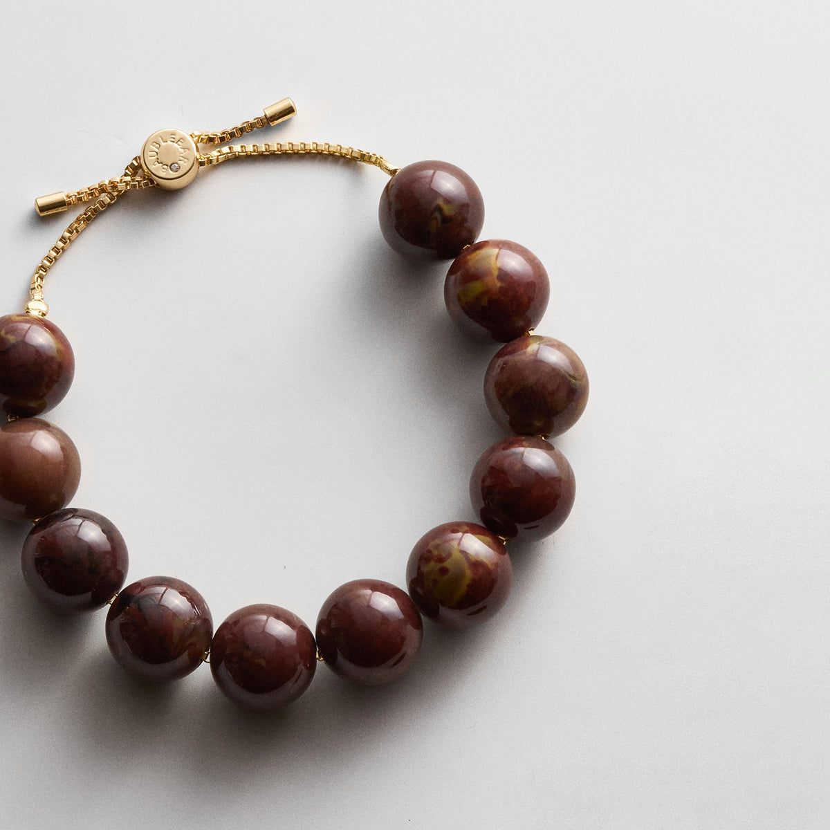 Lavisa - Jane Beaded Box Chain Bracelet - Clasp & Finish View