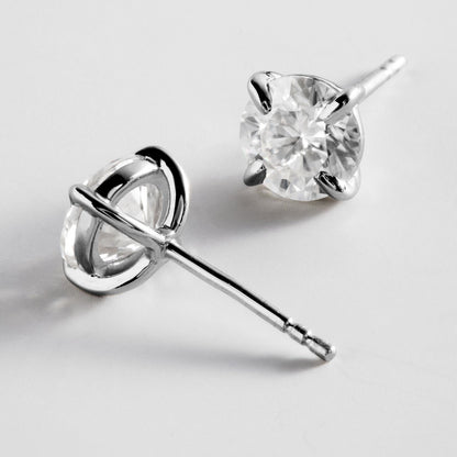 Lavisa - Essential Crystal And Moissanite Stud Earrings - Product Gallery View 18