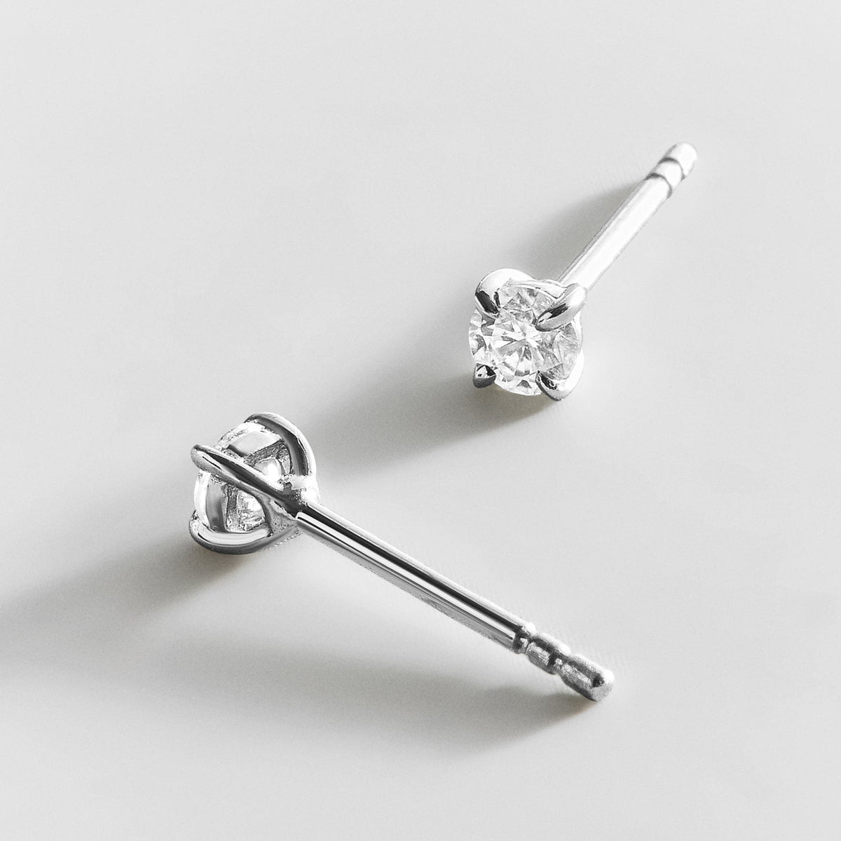 Lavisa - Essential Crystal And Moissanite Stud Earrings - Product Gallery View 12