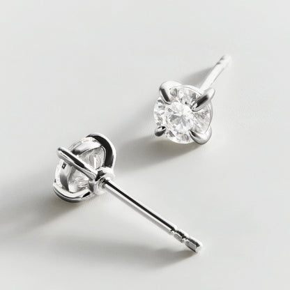 Lavisa - Essential Crystal And Moissanite Stud Earrings - Product Gallery View 15