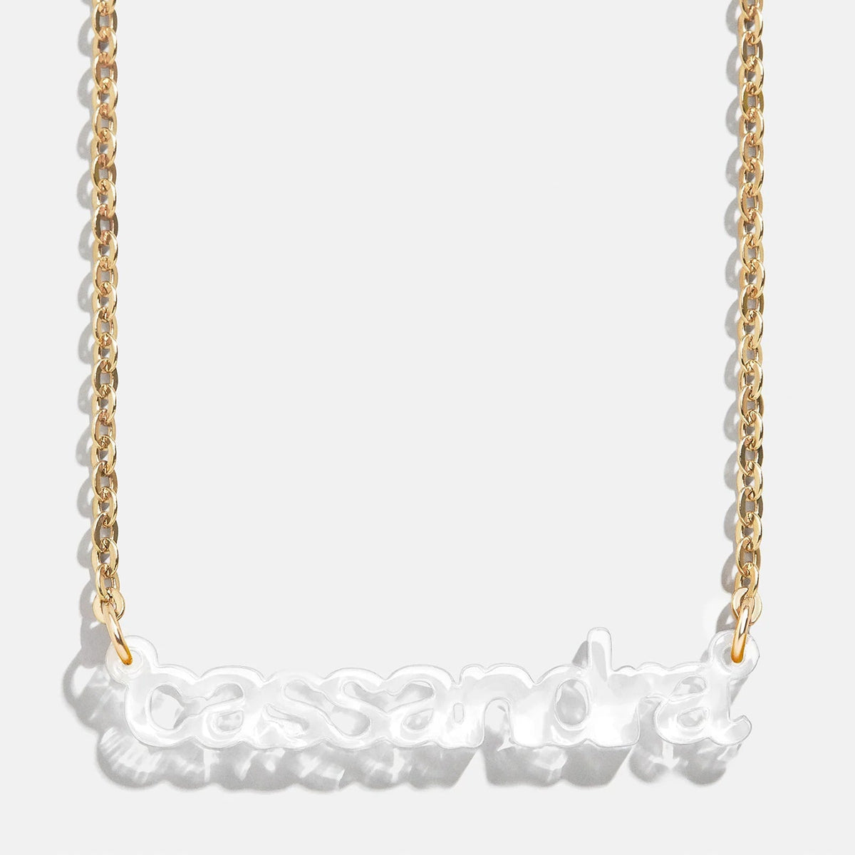 Lavisa - Custom Acrylic Nameplate Necklace - Product Gallery View 7