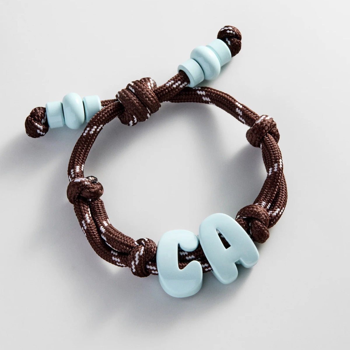 Lavisa - Custom Enamel Initial Bracelet - Personalized Bubble Letter - Clasp & Finish View