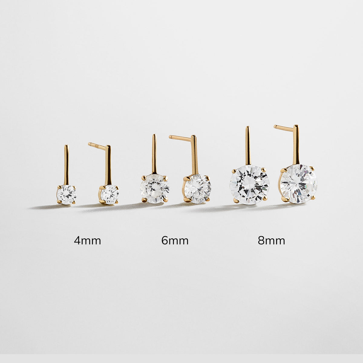 Lavisa - Cubic Zirconia Drop Earrings - Product Gallery View 11