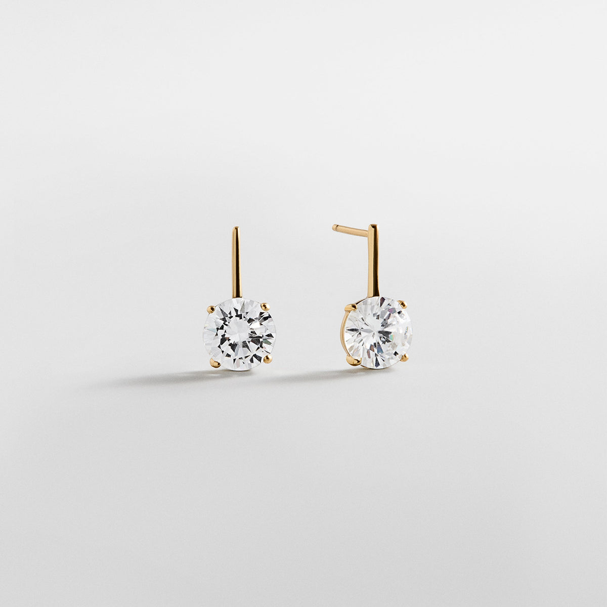 Lavisa - Cubic Zirconia Drop Earrings - Product Gallery View 7