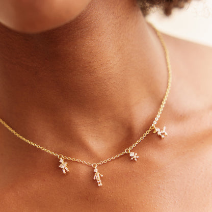 Lavisa - Custom Charm Necklace - Detail & Styling View