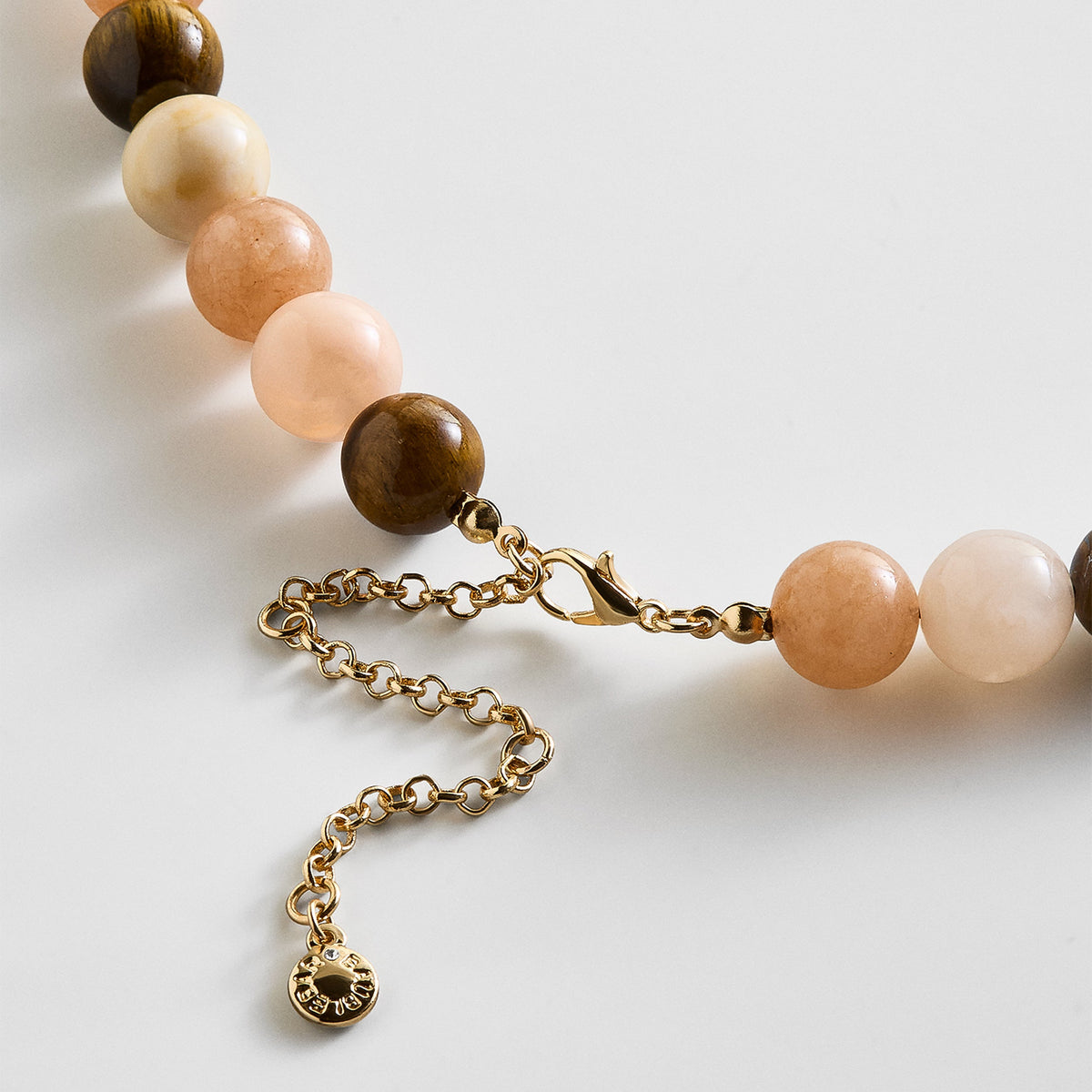 Lavisa - Evil Eye Beaded Statement Necklace - Clasp & Finish View