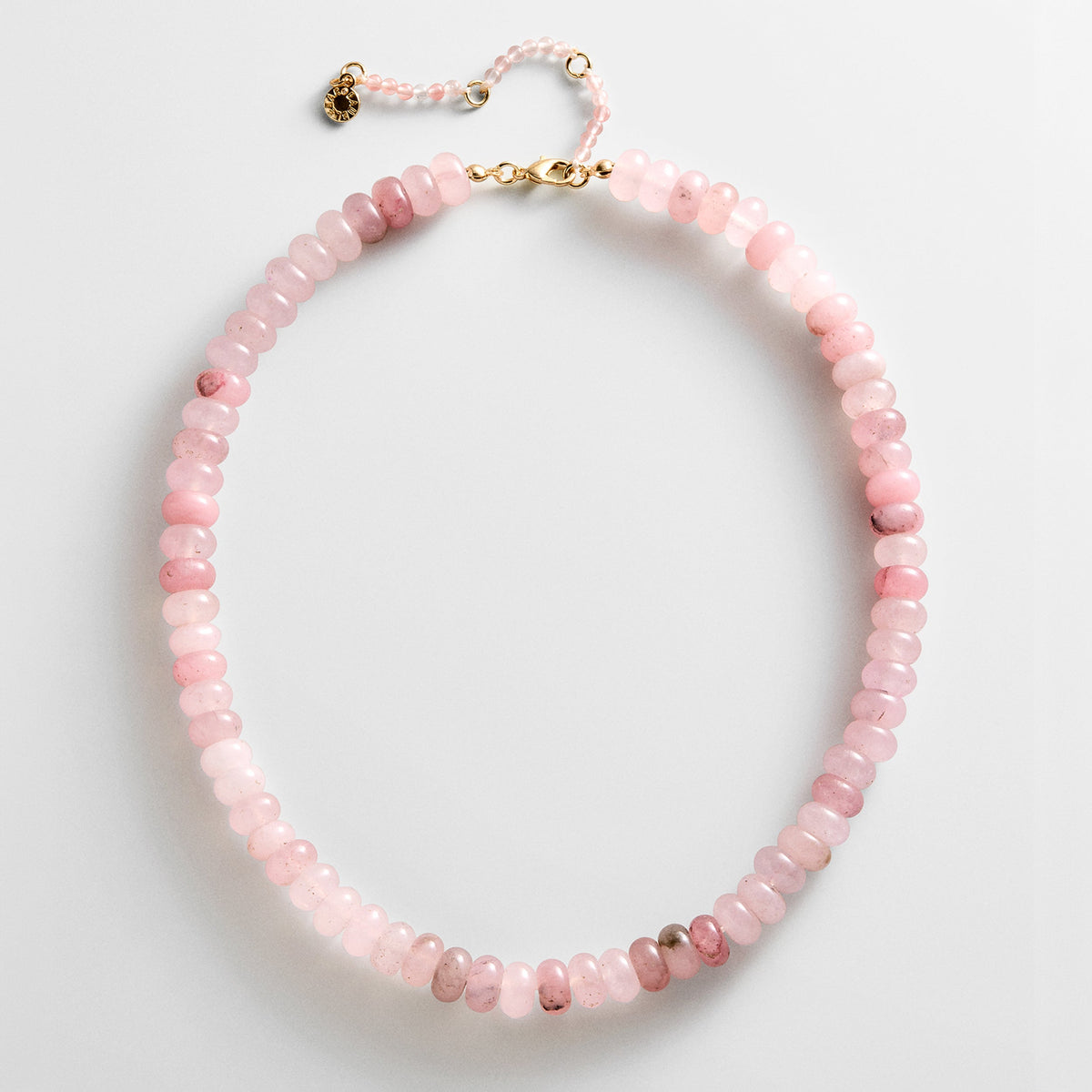 Lavisa Semi-Precious Beaded Necklace displayed on a neutral surface