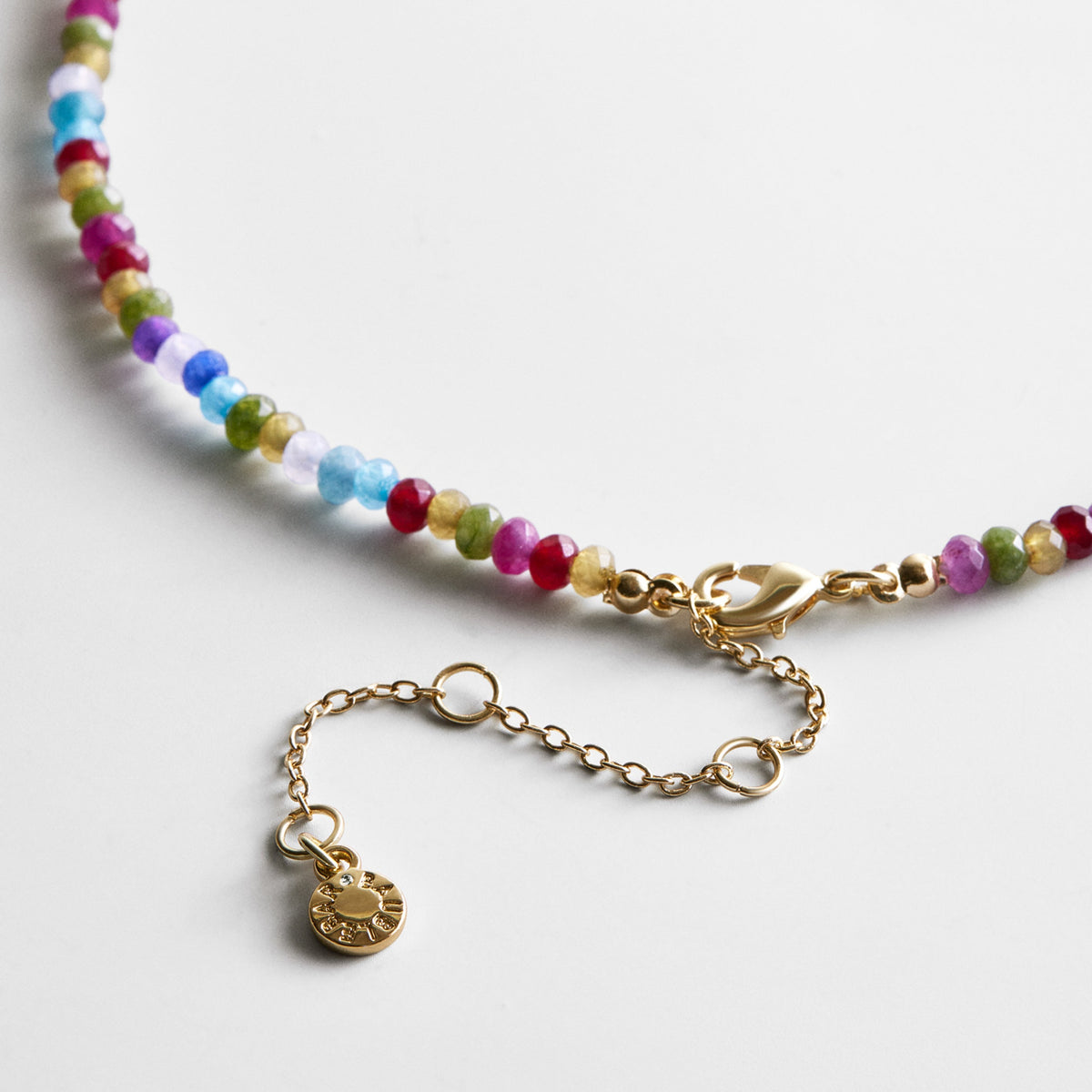 Lavisa - Semi-Precious Custom Beaded Necklace - Clasp & Finish View