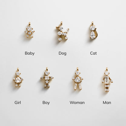 Lavisa - Custom Charm Necklace - Product Gallery View 8