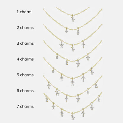Lavisa - Custom Charm Necklace - Product Gallery View 7
