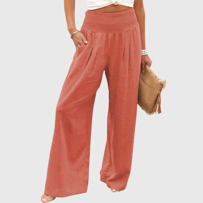 Lavisa - Flowing Wide Leg Elegant Pants