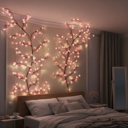 Lavisa - LED Cherry Blossom Branch Wall Lights