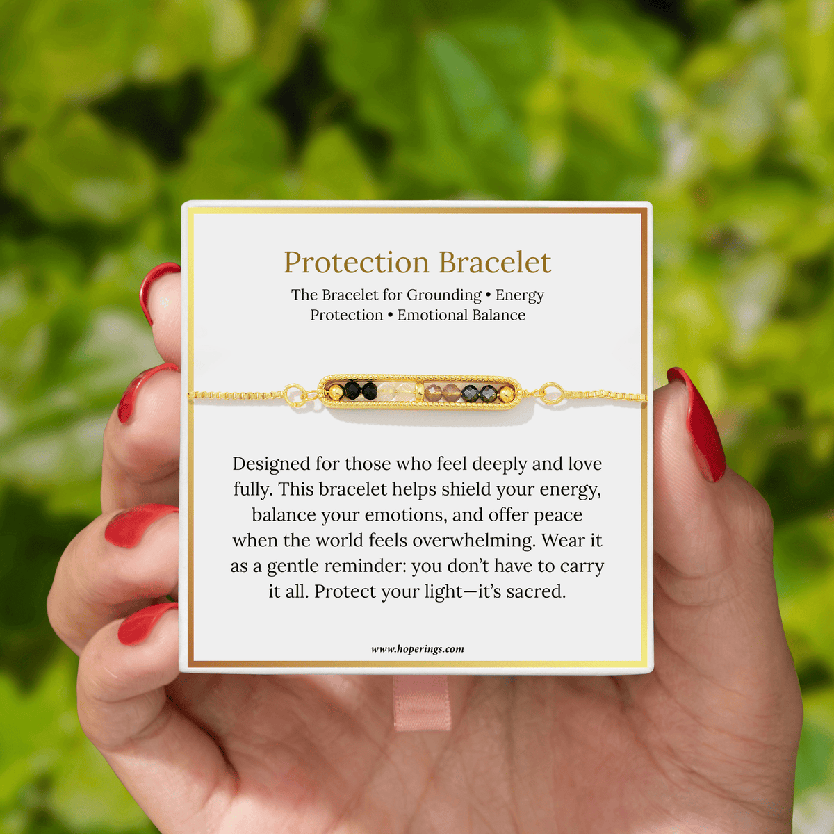 Lavisa - Adjustable Protection Crystal Bracelet