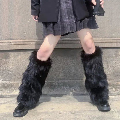 Lavisa - Faux Fur Leg Warmers and Boot Covers