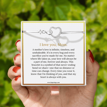 Lavisa - Forever Linked Mom Bracelet With Message Card