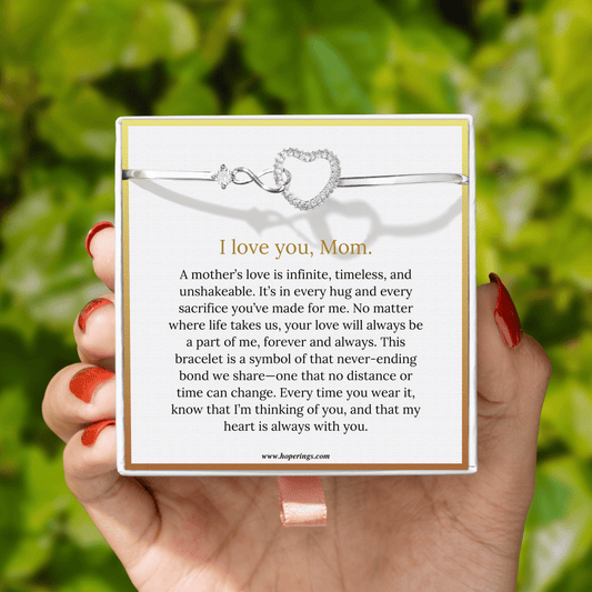 Lavisa - Forever Linked Mom Bracelet With Message Card