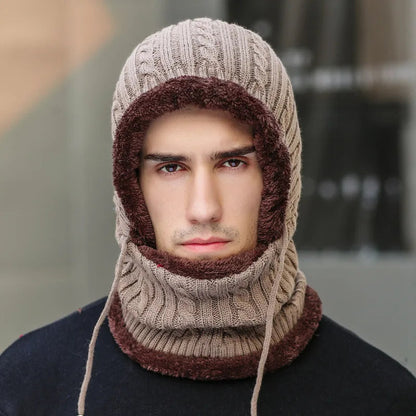 Lavisa - Winter Knit Balaclava Hat and Scarf Combo