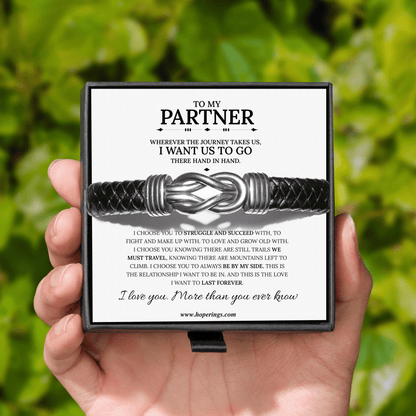Lavisa - To My Partner Forever Linked Bracelet