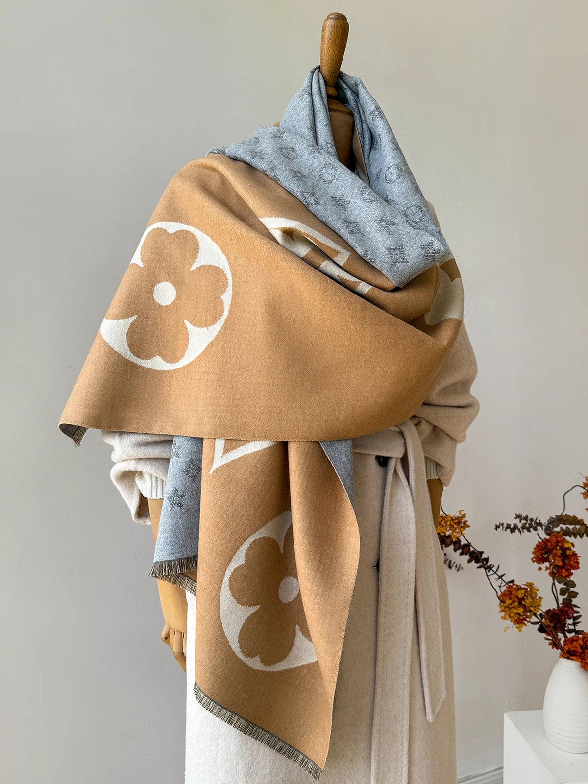 Lavisa - Luxury Faux Cashmere Winter Scarf Neck Warmer