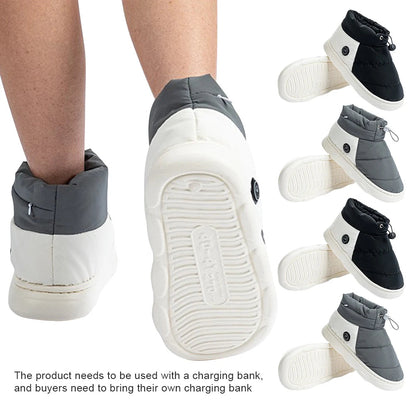 Lavisa - Heated Shoes with Adjustable Foot Warmers - Rechargeable Winter Slippers