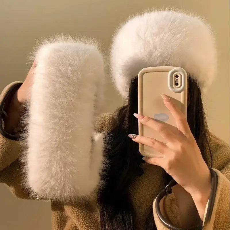 Lavisa - Fluffy Faux Fur Winter Headband