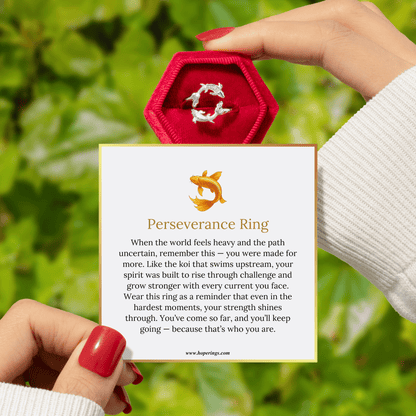 Lavisa - Perseverance Affirmation Ring Sterling Silver Jewelry