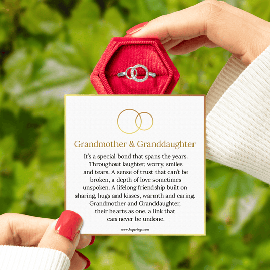 Lavisa - Forever Linked Grandmother and Granddaughter Ring