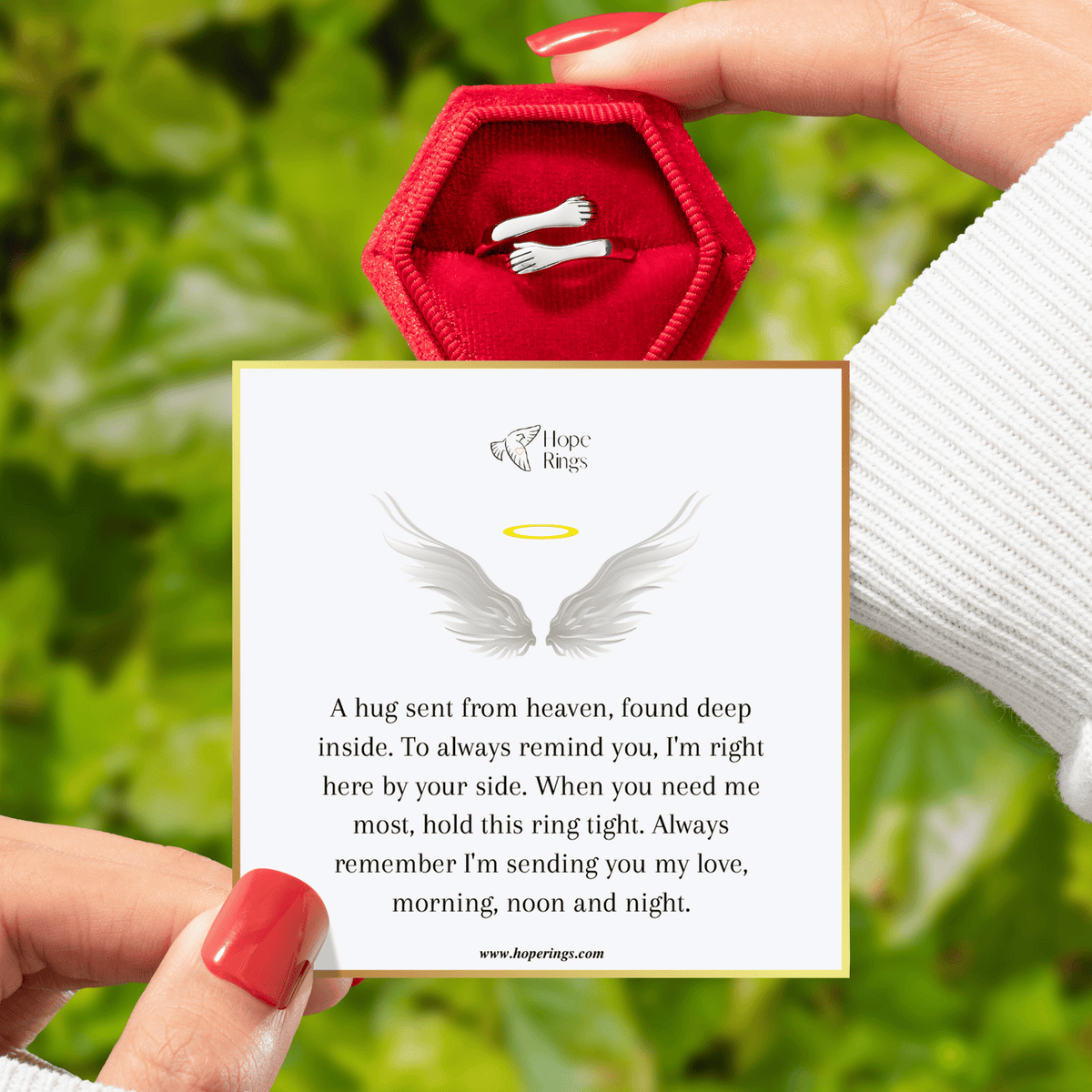 Lavisa - Hug From Heaven Adjustable Ring